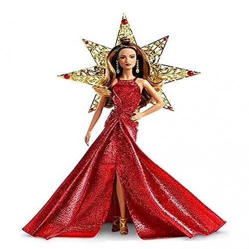 Barbie 2017 Holiday Teresa Doll, Brunette with Red Dress