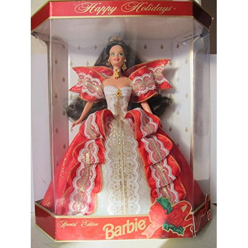 Barbie Happy Holidays Doll - Special Edition 10th Aniversary Hallmark 5th in Series (1997)