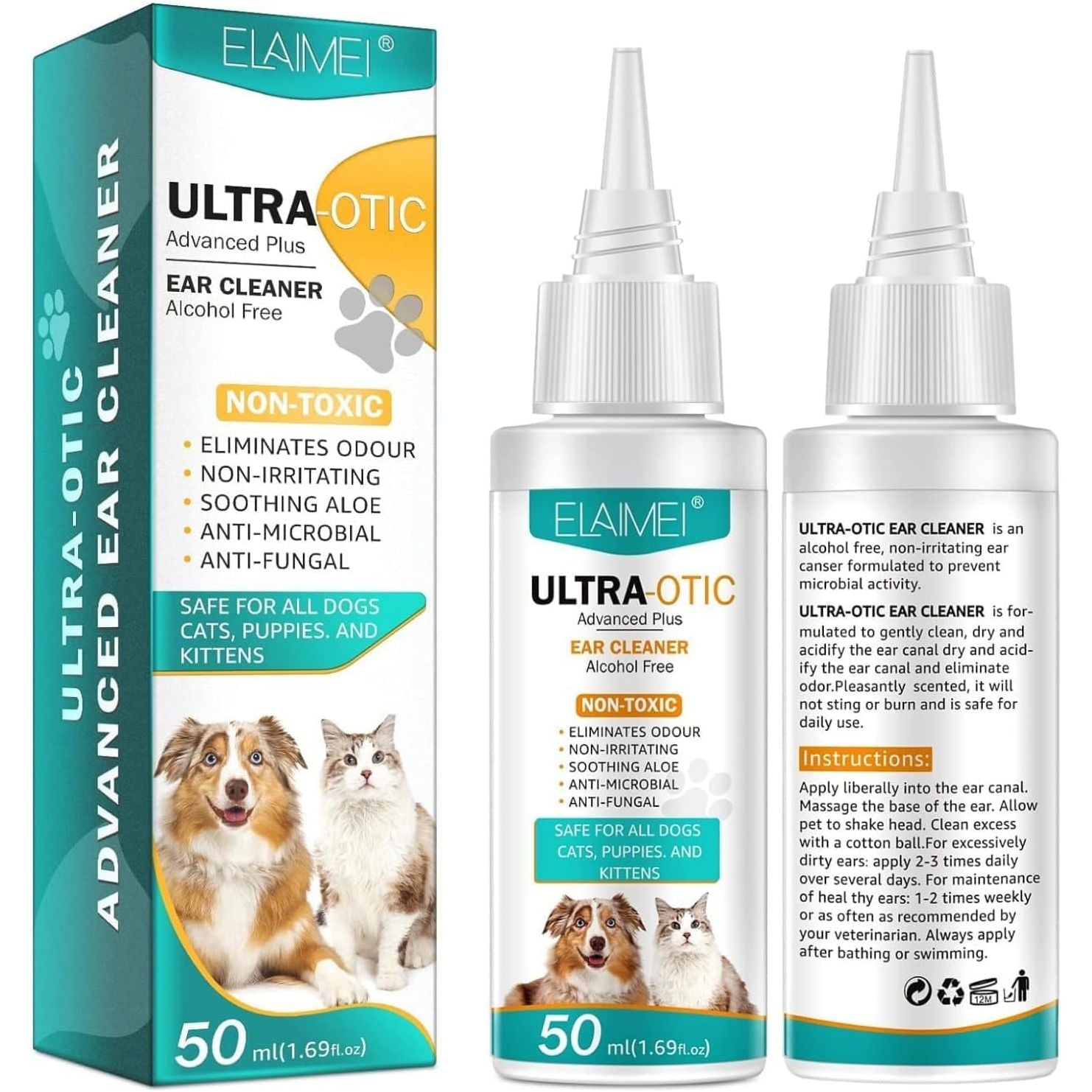 Dog Ear Infection Drops | Dog Ear Cleaner | Sacred Lily