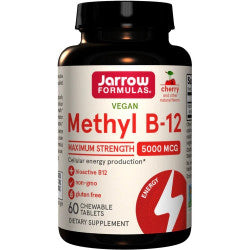 Jarrow Formulas &nbsp;Methyl B-12 5000mcg (Cherry) - 90 chewable tabs