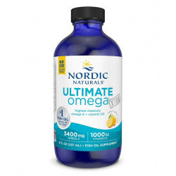 Nordic Naturals Ultimate Omega Xtra 3400mg Lemon - 237 ml.