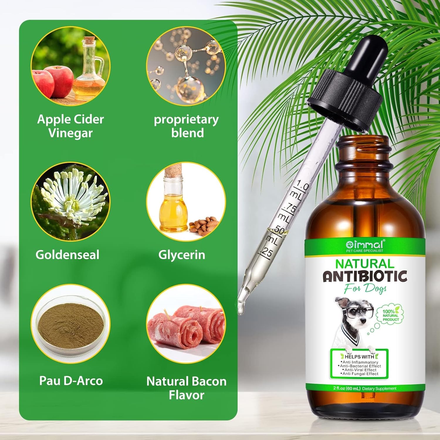 Natural Dog Antibiotics | Dog Supplement Drops | Sacred Lily