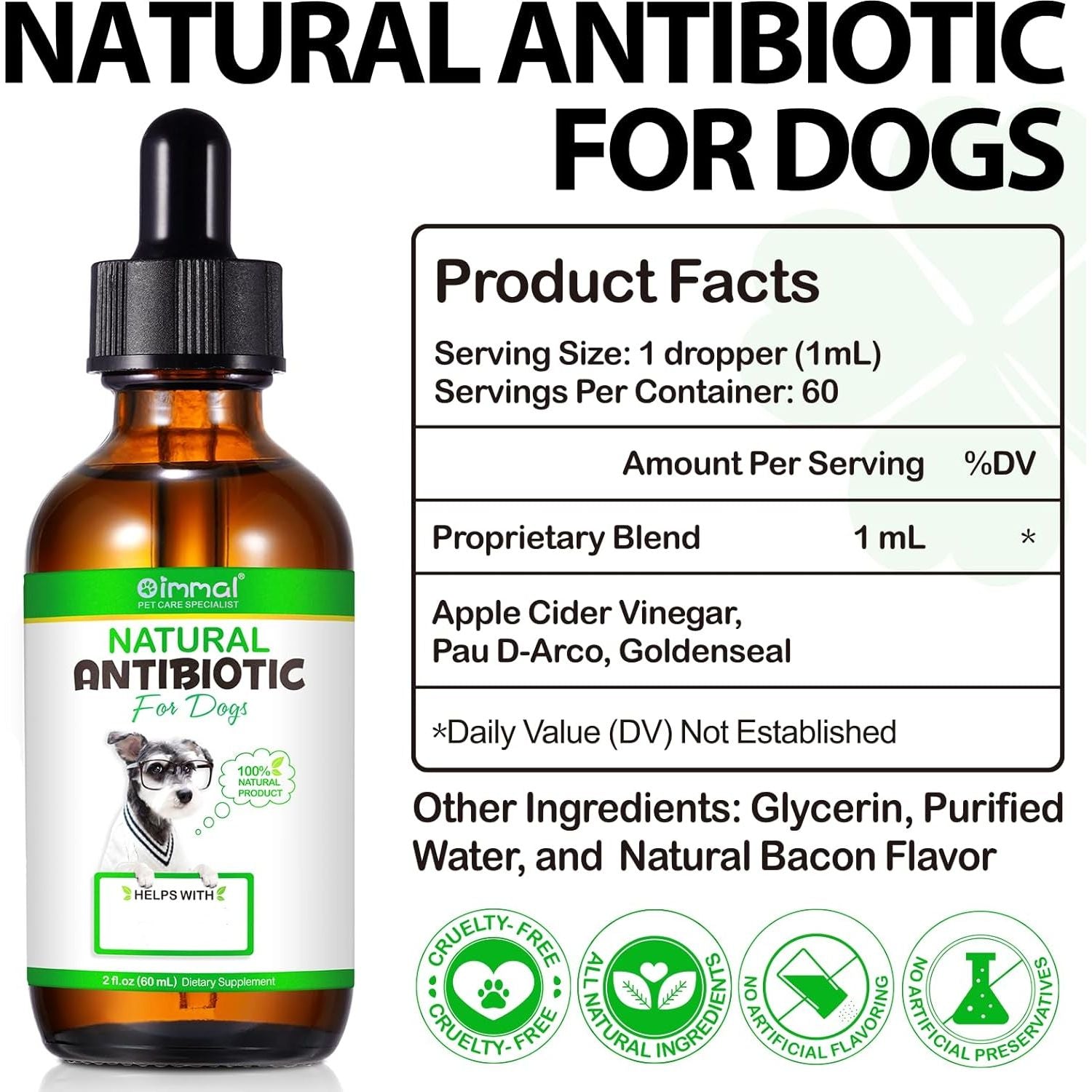 Natural Dog Antibiotics | Dog Supplement Drops | Sacred Lily